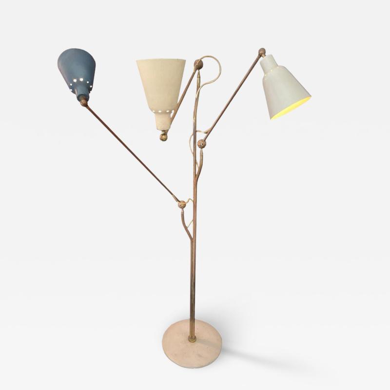 Angelo Lelli Lelii Rare Angelo Lelli Floor Lamp