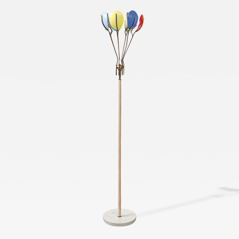 Angelo Lelli Lelii Rare Floor Lamp no 12477 by Angelo Lelii for Arredoluce