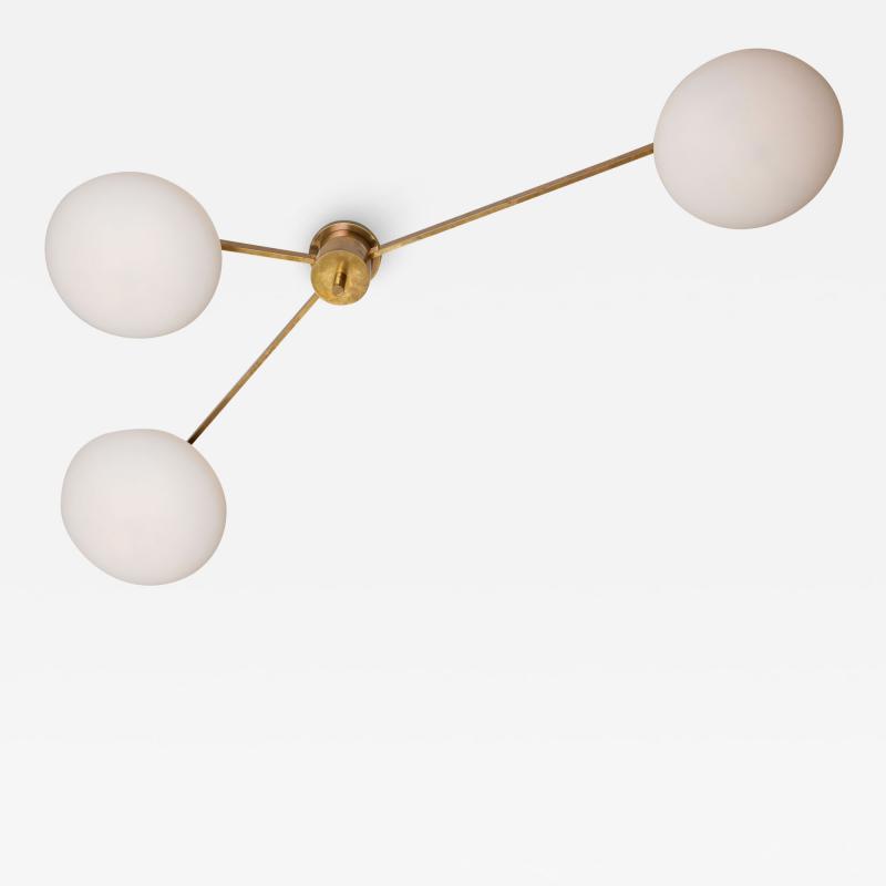 Angelo Lelli Lelii Tre Lune Ceiling Light by Angelo Lelii for Arredoluce