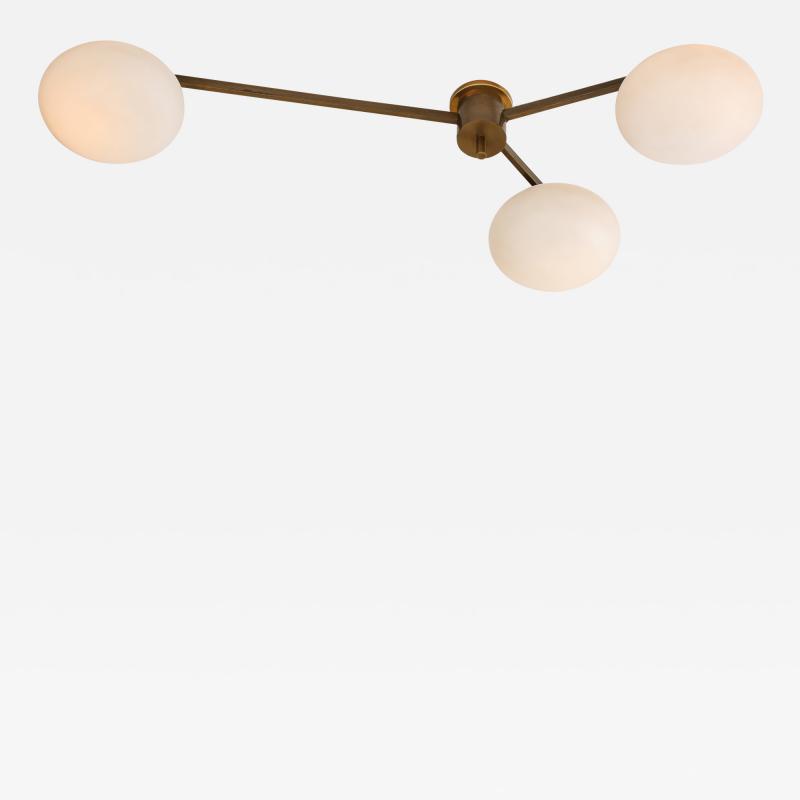 Angelo Lelli Lelii Tre Lune Ceiling Light by Angelo Lelii for Arredoluce