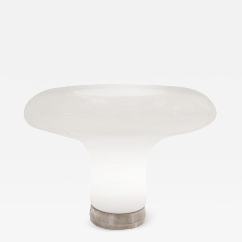 Angelo Mangiarotti Angelo Mangiarotti And Artemide Murano Glass Lesbo Table Lamp Italy 70s