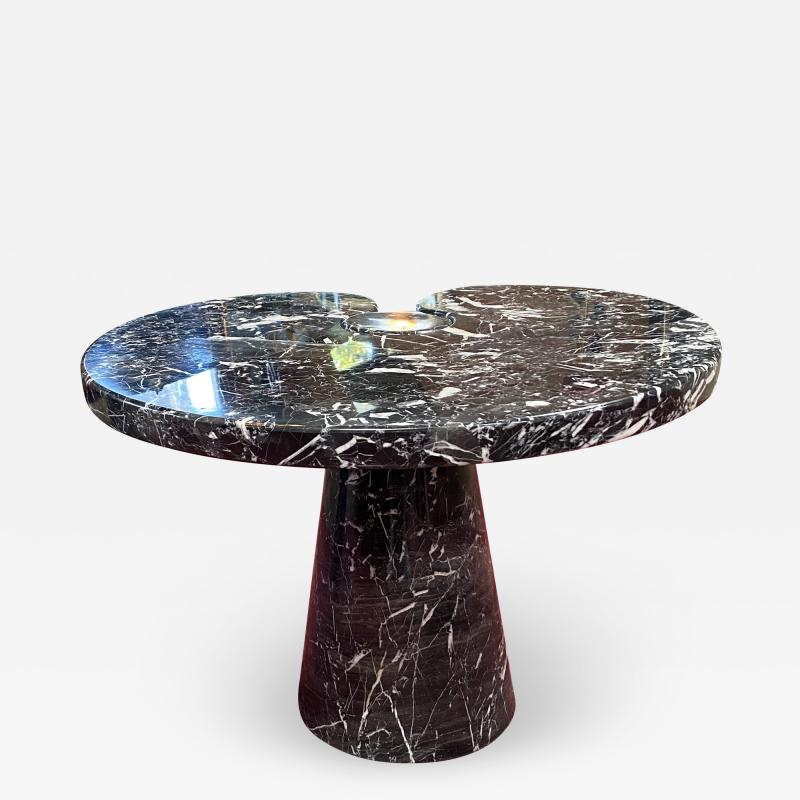 Angelo Mangiarotti Angelo Mangiarotti Black Marquina Marble Side Table from Eros Series
