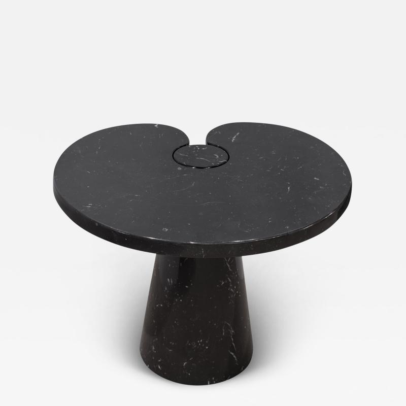 Angelo Mangiarotti Angelo Mangiarotti Eros Side Table in Polished Black Marble 1970s