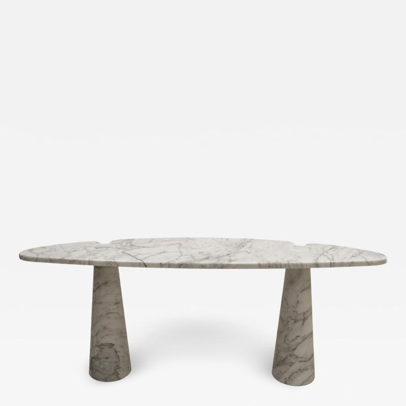 Angelo Mangiarotti Angelo Mangiarotti for Skipper White Carrara Marble Eros Console Table