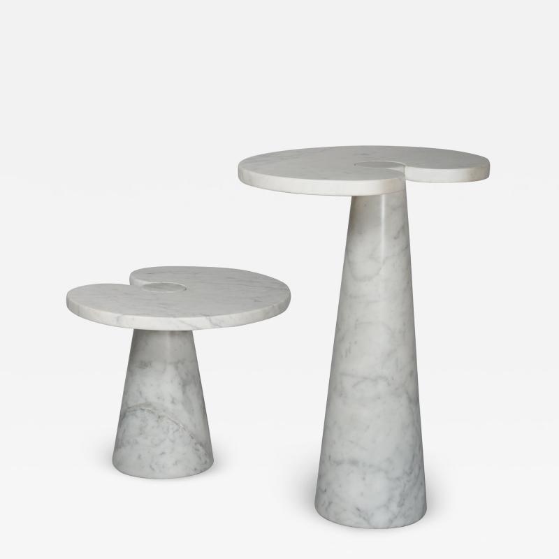 Angelo Mangiarotti Angelo Mangiarotti marble side tables Eros for Skipper