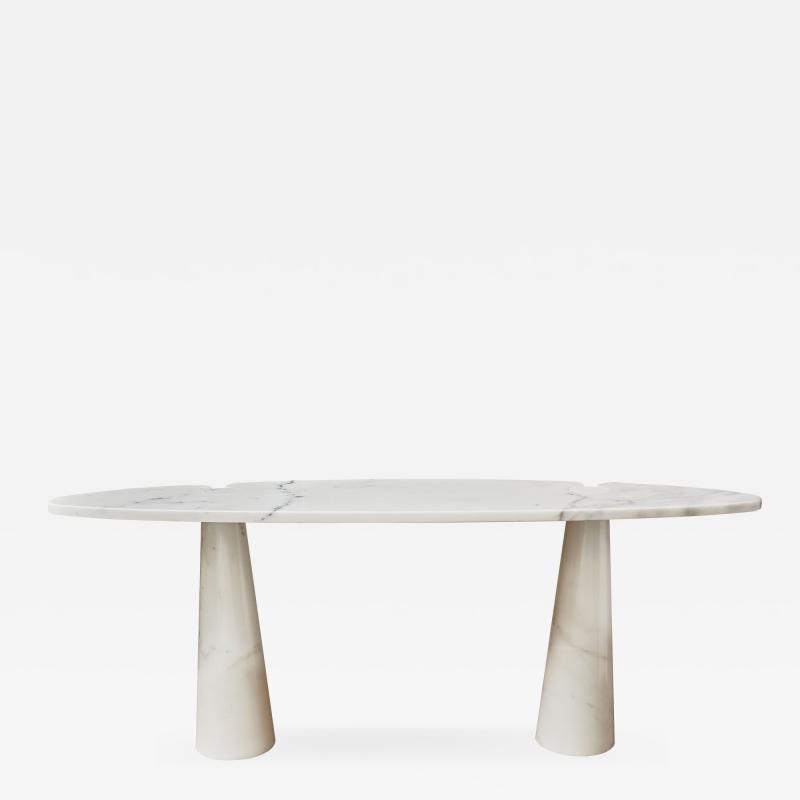 Angelo Mangiarotti Carrara Marble Eros Console by Angelo Mangiarotti for Skipper from 1971