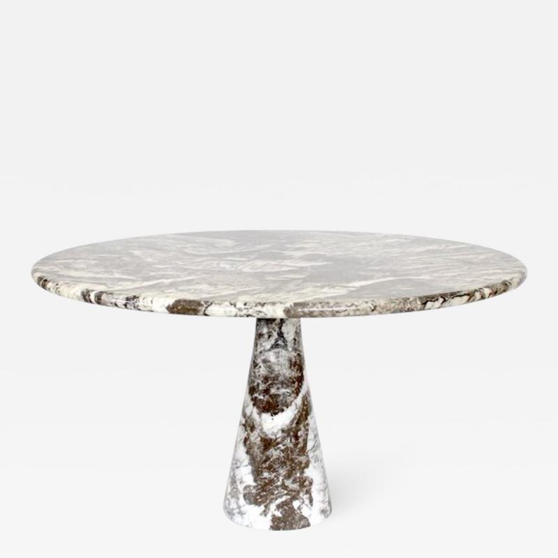 Angelo Mangiarotti ITALIAN VINTAGE MARBLE DINING TABLE MODEL M1T70 EMPERADOR MARBLE