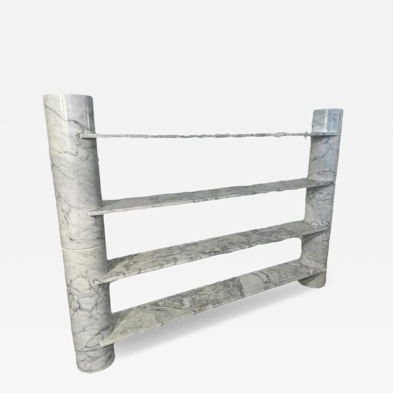 Angelo Mangiarotti Loico Marble Bookcase by Angelo Mangiarotti