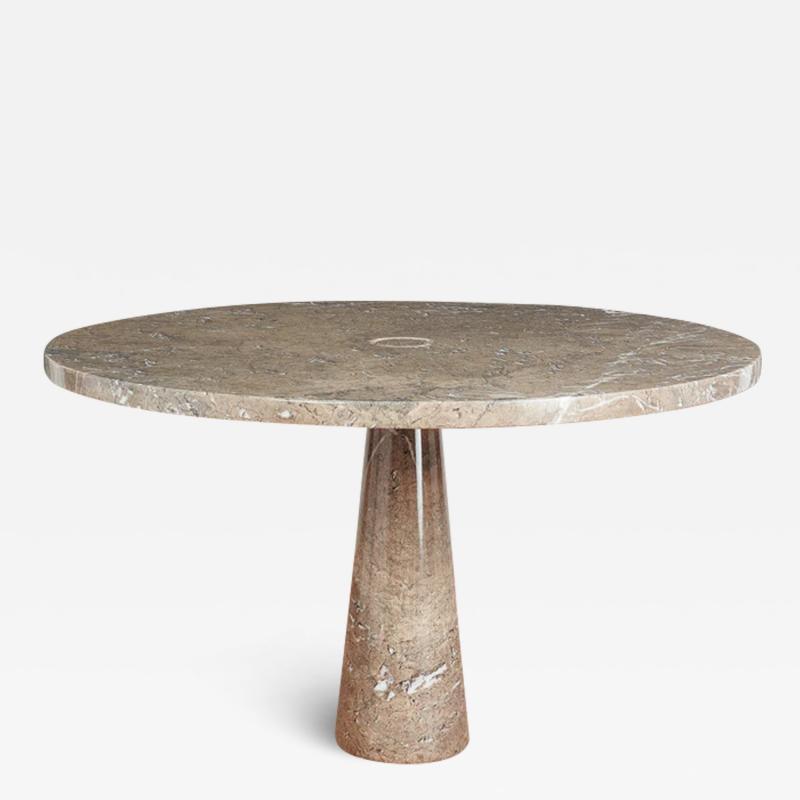 Angelo Mangiarotti MANGIAROTTI GREY MARBLE DINING TABLE