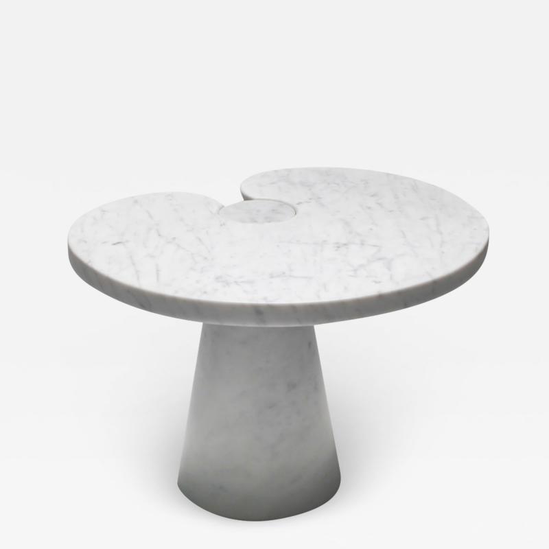 Angelo Mangiarotti Mangiarotti Carrara Marble Side Table Eros series for Skipper 1970s