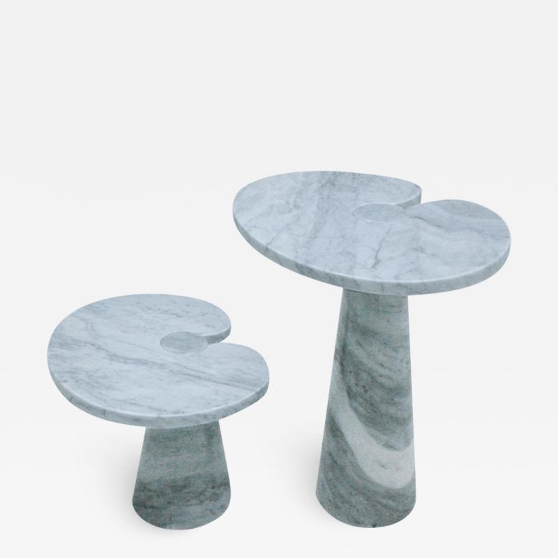 Angelo Mangiarotti Pair Of Mid Century Modern Angelo Mangiarotti Eros Series Side Tables