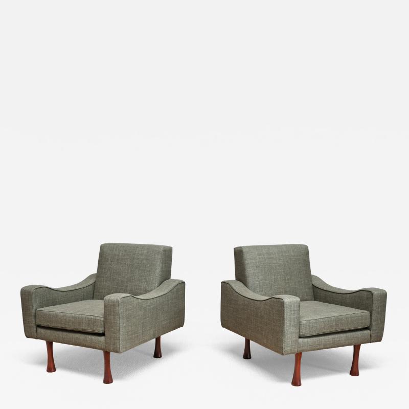 Angelo Mangiarotti Pair of Angelo Mangiarotti Armchairs La Sorgente Dei Mobili Italy 1970s