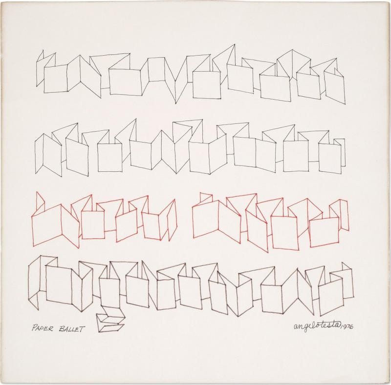 Angelo Testa Angelo Testa Paper Ballet Print