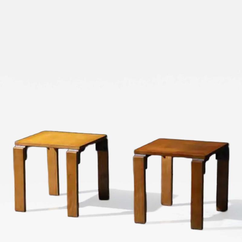 Anja Blomstedt Low Side Tables by Georges Candilis Anja Blomstedt France 1960s