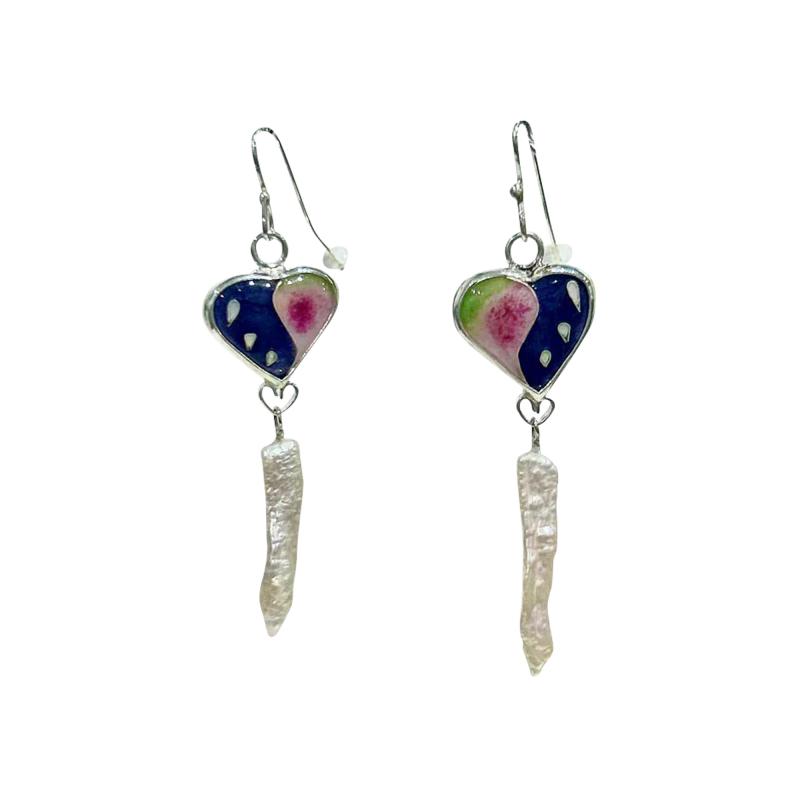 Anne Maddern Hearts Earrings