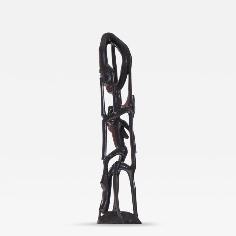 Anthropomorphic Modernist Makonde Sculpture 1950s