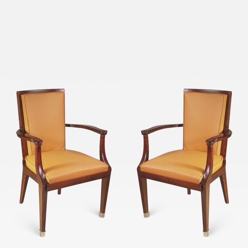 Antilles Ocean Liner Pair of Armchairs