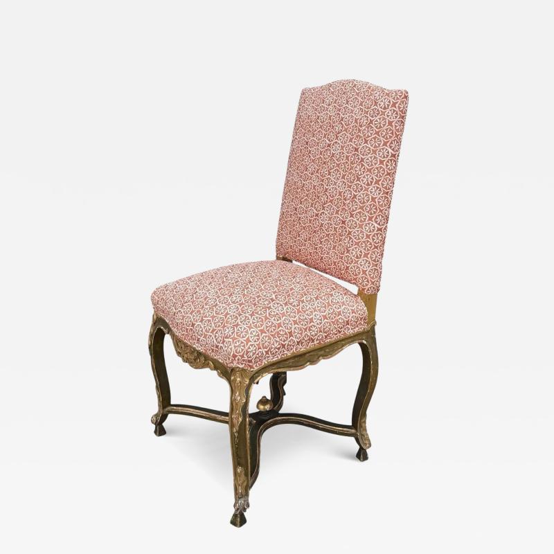 Antique 18 C Louis XIV Style Giltwood Side Chair 1 of 2