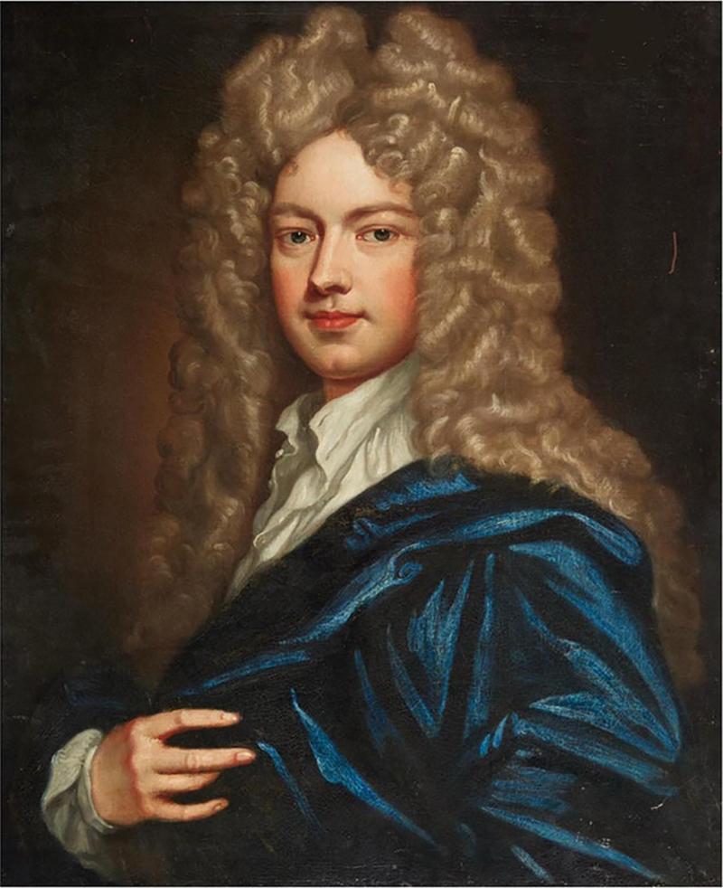 Antique 18th C German Portrait of Ferdinand