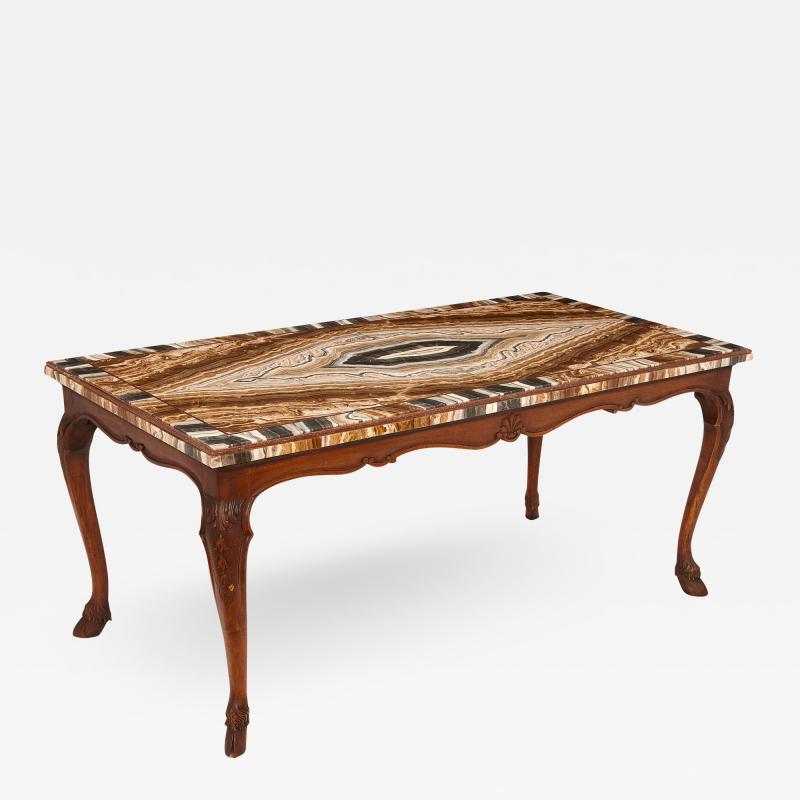Antique 18th Century onyx topped table