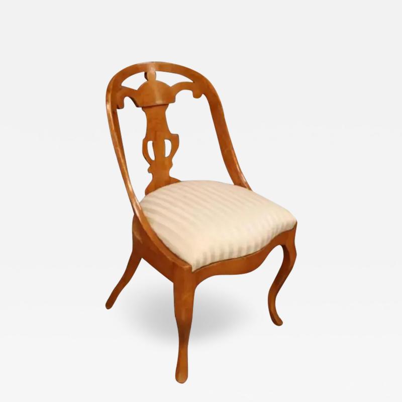 Antique 19th C Biedermeier Side Chair