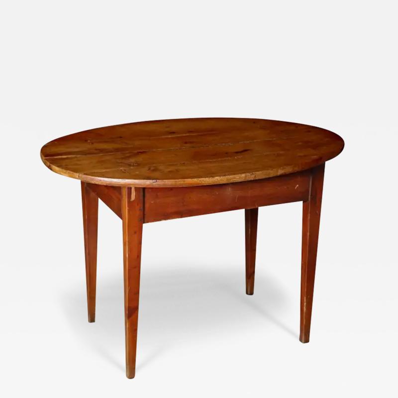 Antique 19th Century Cherry Oval Table