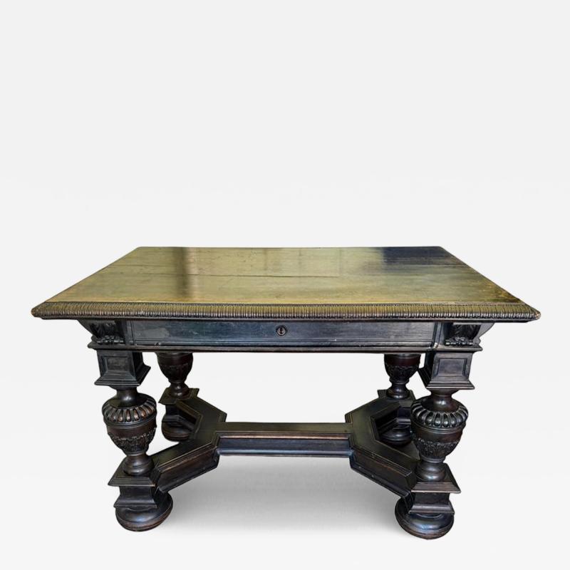 Antique 19th Century Renaissance Style Side Table or Desk