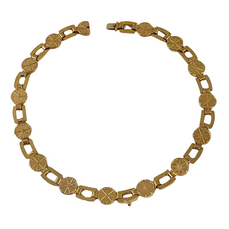 Antique 19th century Gold Necklace English Circa 1860