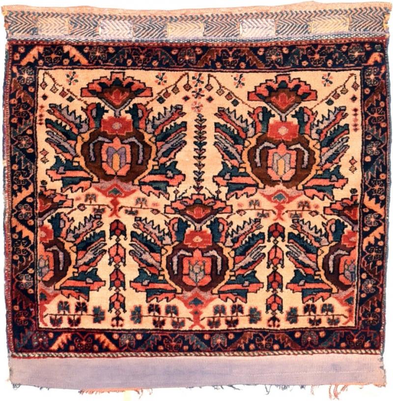 Antique Afshar Rug 22 x 22