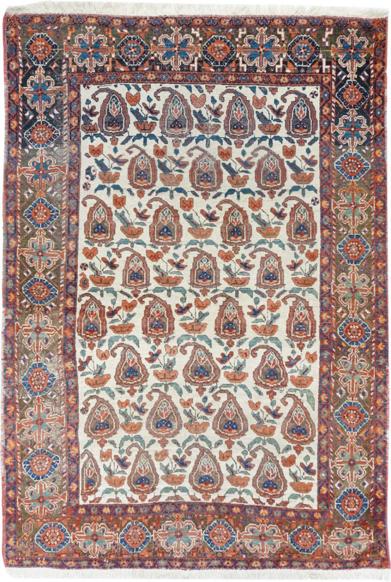 Antique Afshar Rug 4 4 x 6 1 