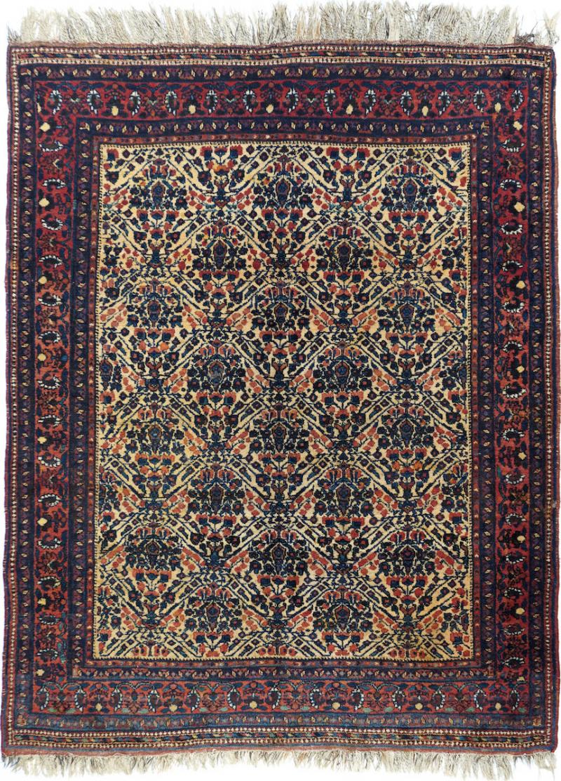 Antique Afshar Rug 5 0 x 6 4 