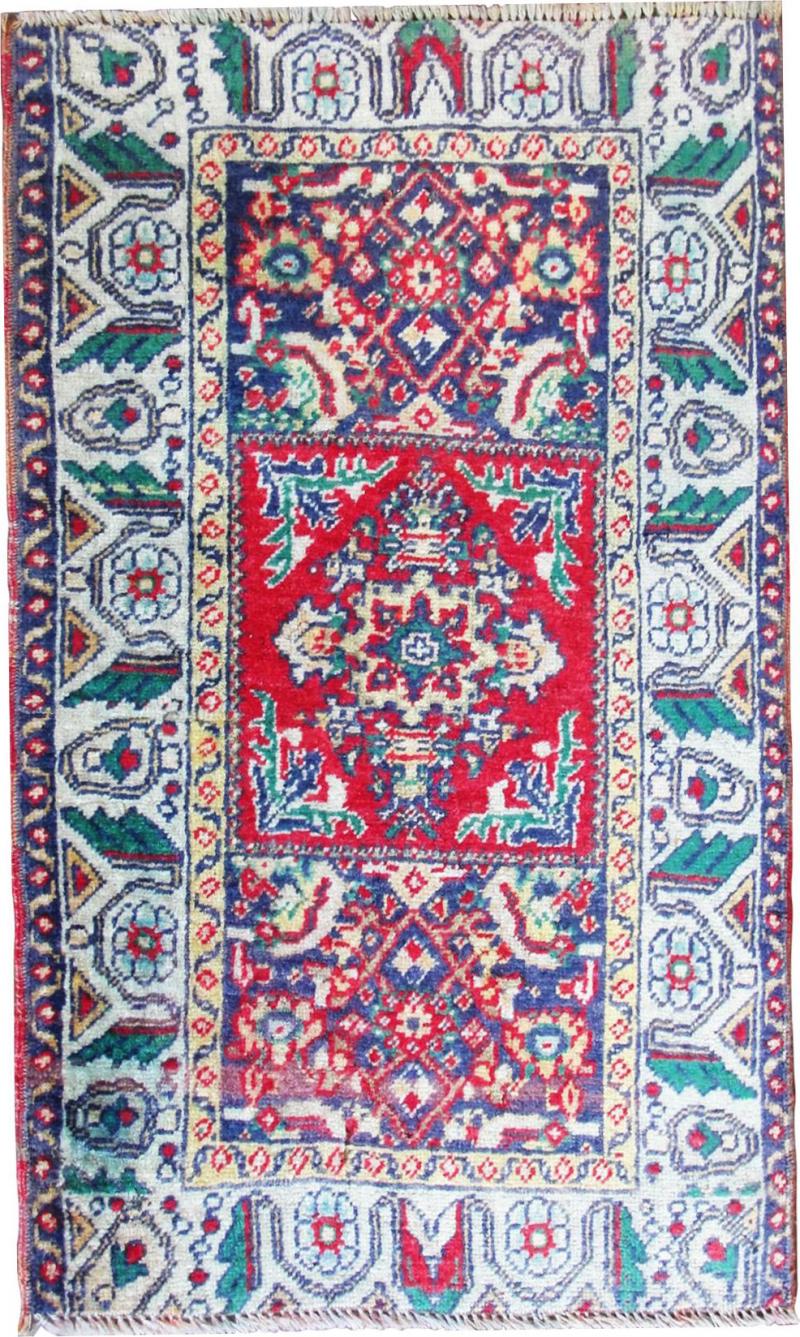 Antique Anatolian Yastik Bag Face Rug Free Shipping