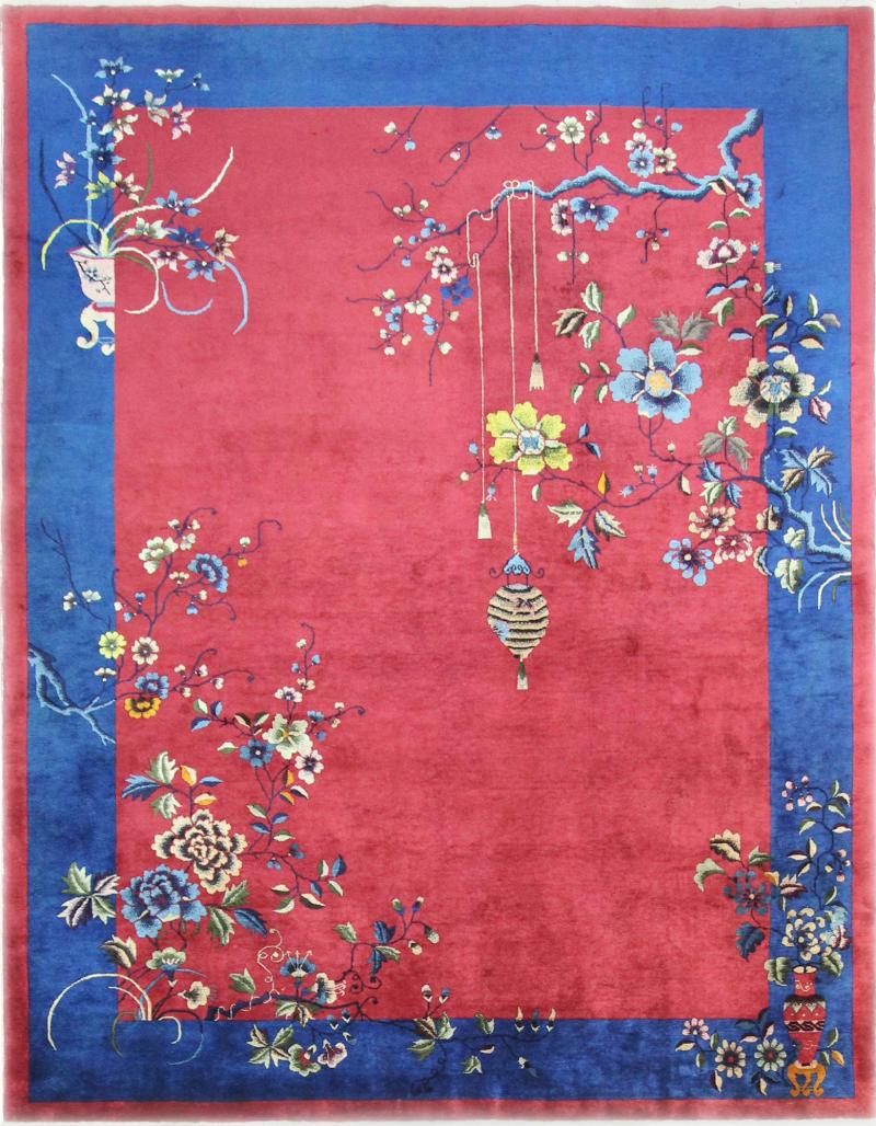 Antique Art Deco Carpet Amazing Colors 810 x 118 