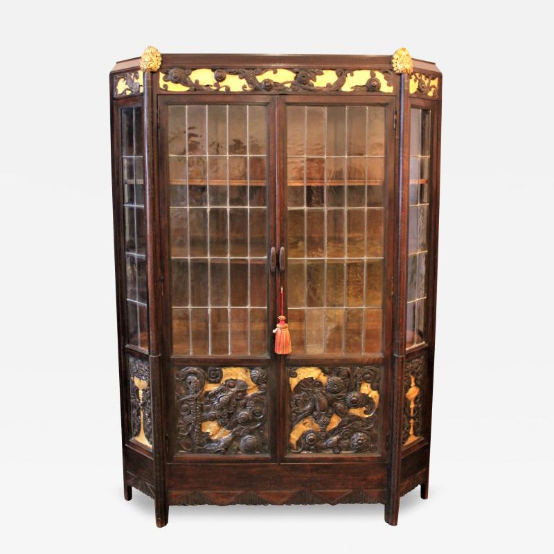 Antique Art Nouveau Cabinet
