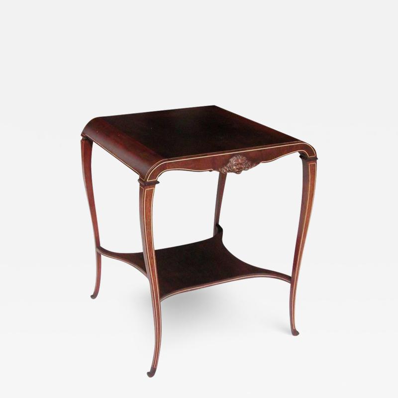 Antique Art Nouveau Two Tier Table