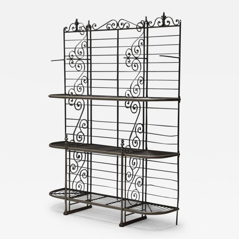 Antique Bakery Rack in Wrought Iron 1920s