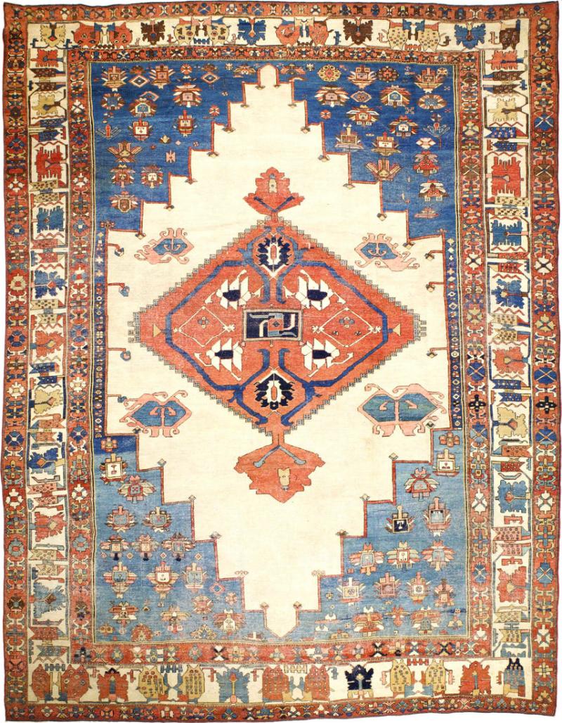 Antique Bakhshayesh Rug 11 2 x 15 6 