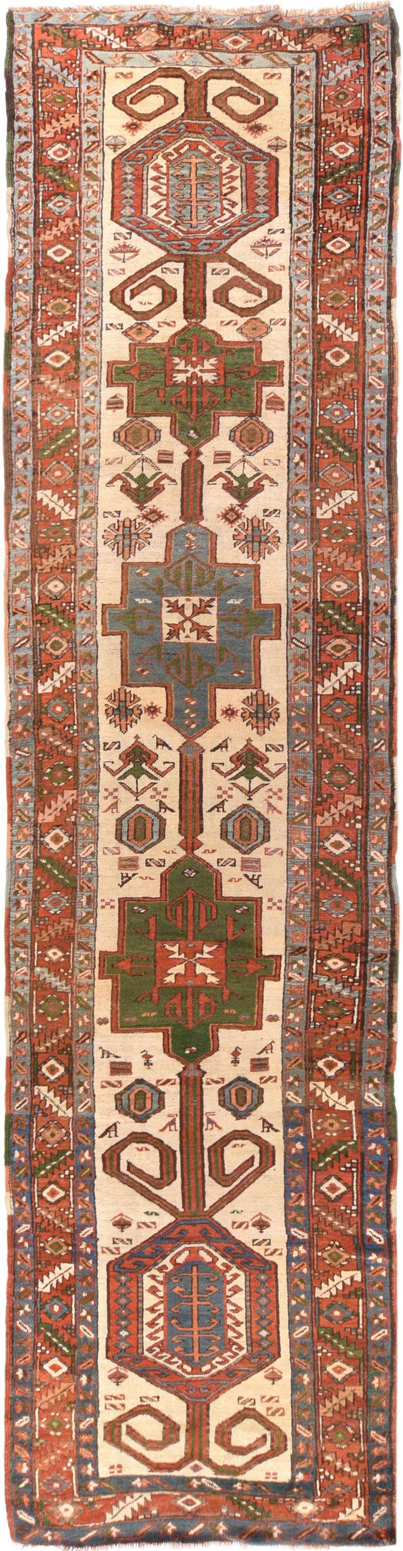 Antique Bakhshayesh Rug 34 x 140