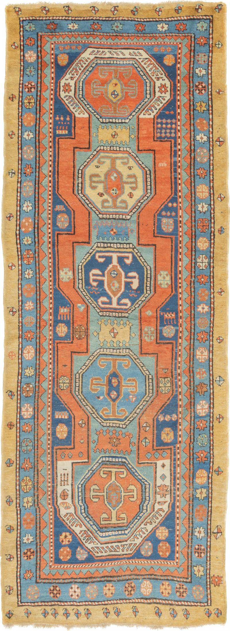 Antique Bakhshayesh Rug 38 x 103