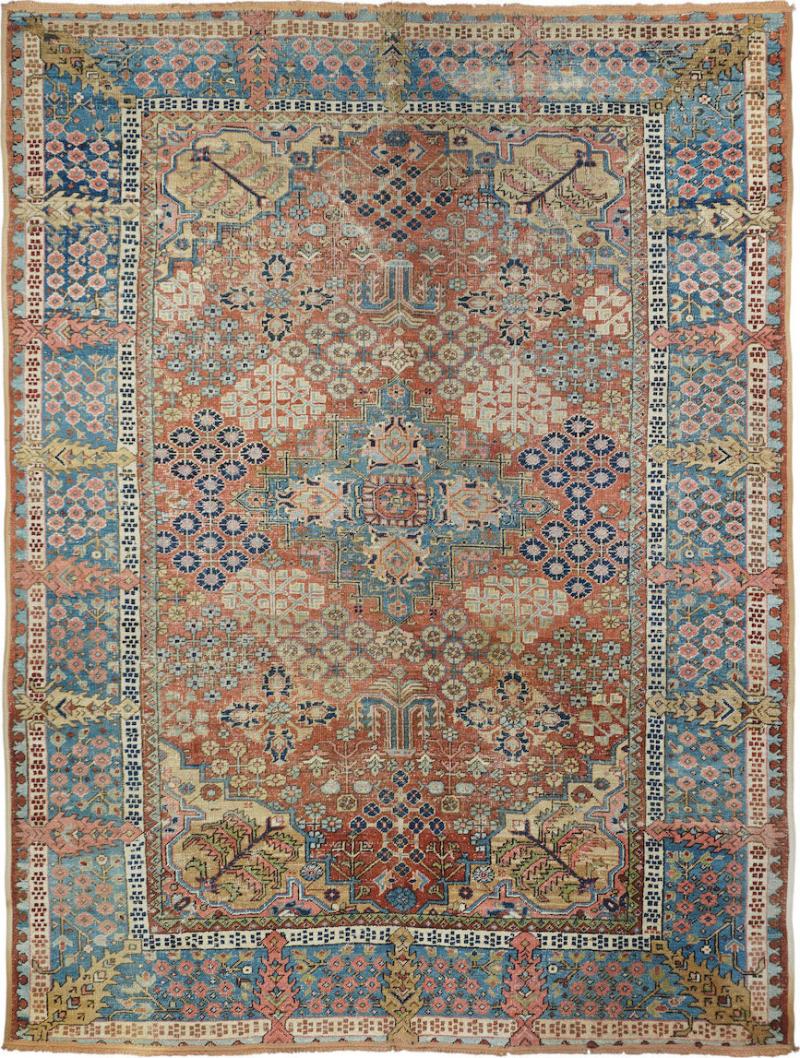 Antique Bakhshayesh Rug 7 6 x 9 10 