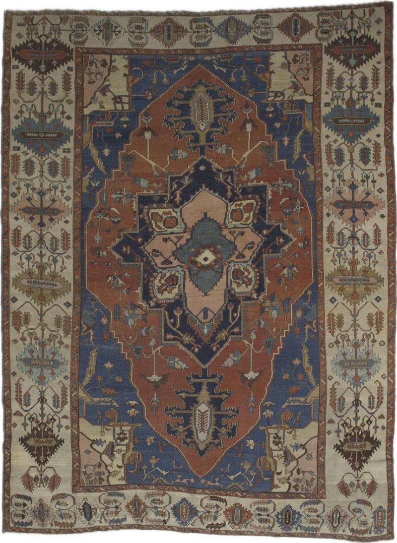 Antique Bakhshayesh Rug 9 7 x 12 11 