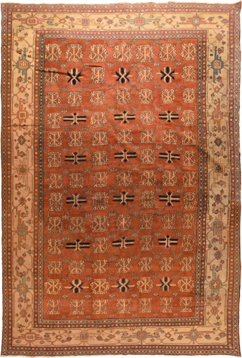Antique Bakshayesh Rug 11 4 x 15 7 