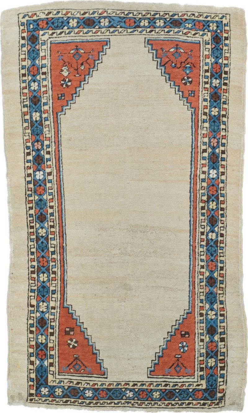 Antique Bakshayesh Rug 2 6 x 4 3 