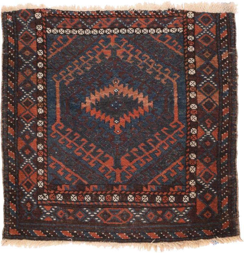 Antique Balouch Back Face 21 x 22
