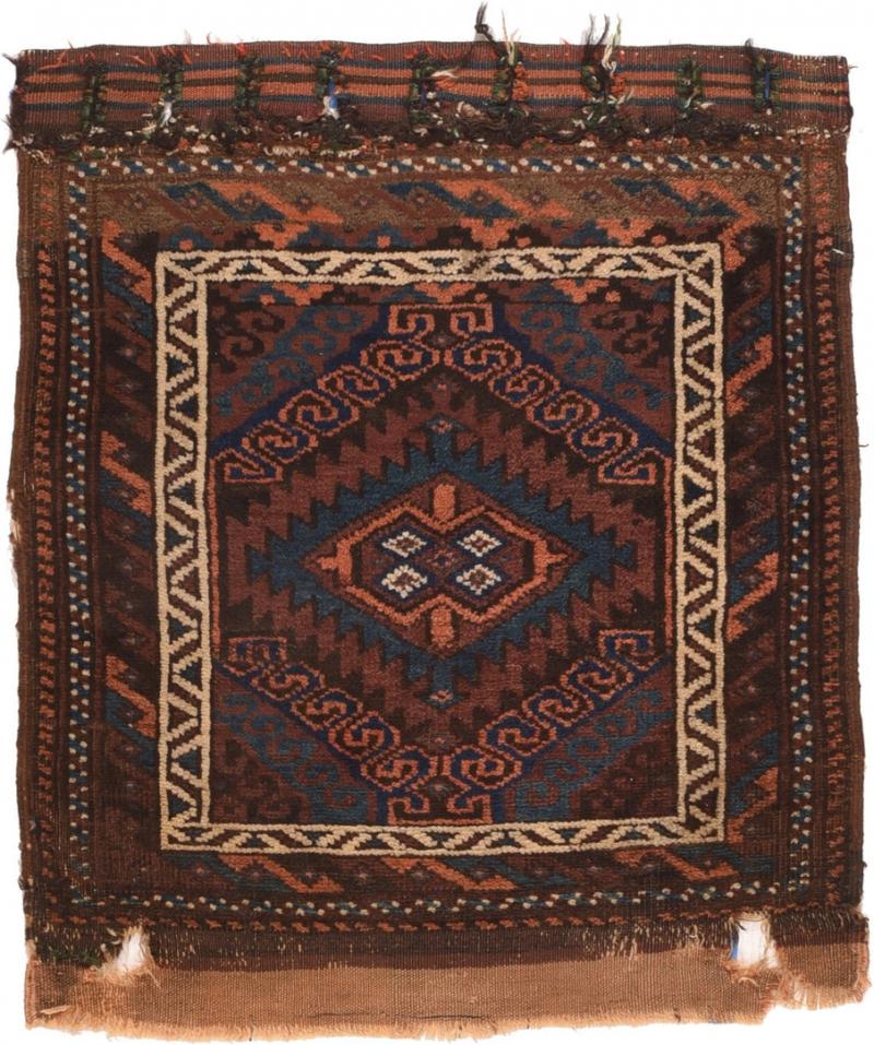 Antique Balouch Back Face 22 x 27