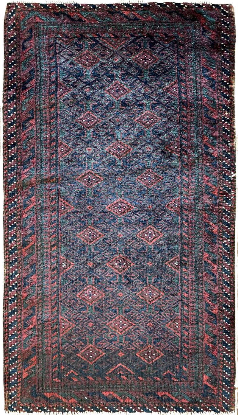 Antique Belouch Turkoman Rug Fine