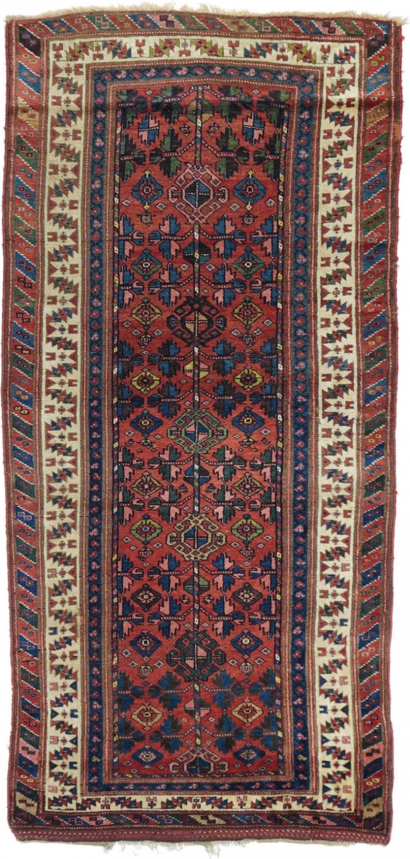 Antique Bidjar Rug 3 11 x 8 2 