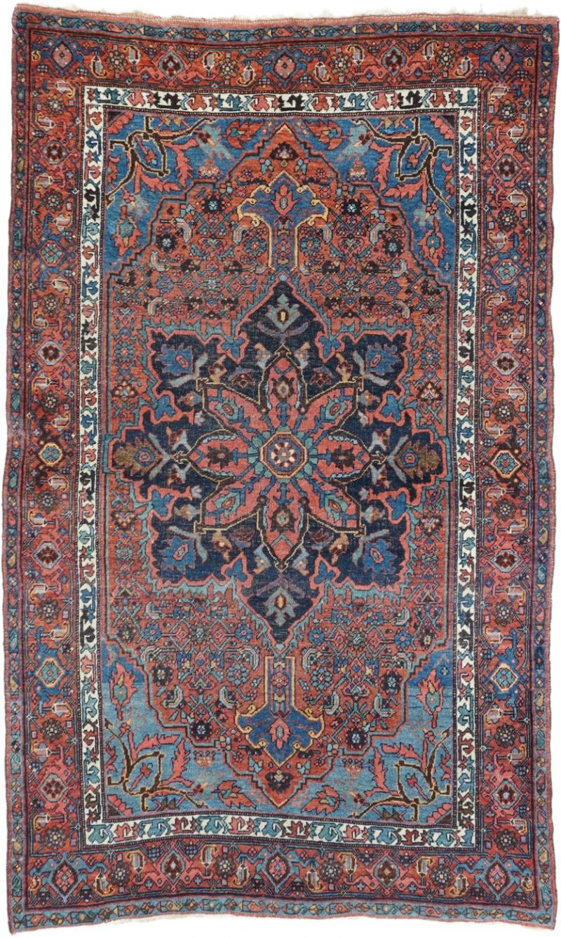 Antique Bidjar Rug 4 5 x 7 2 