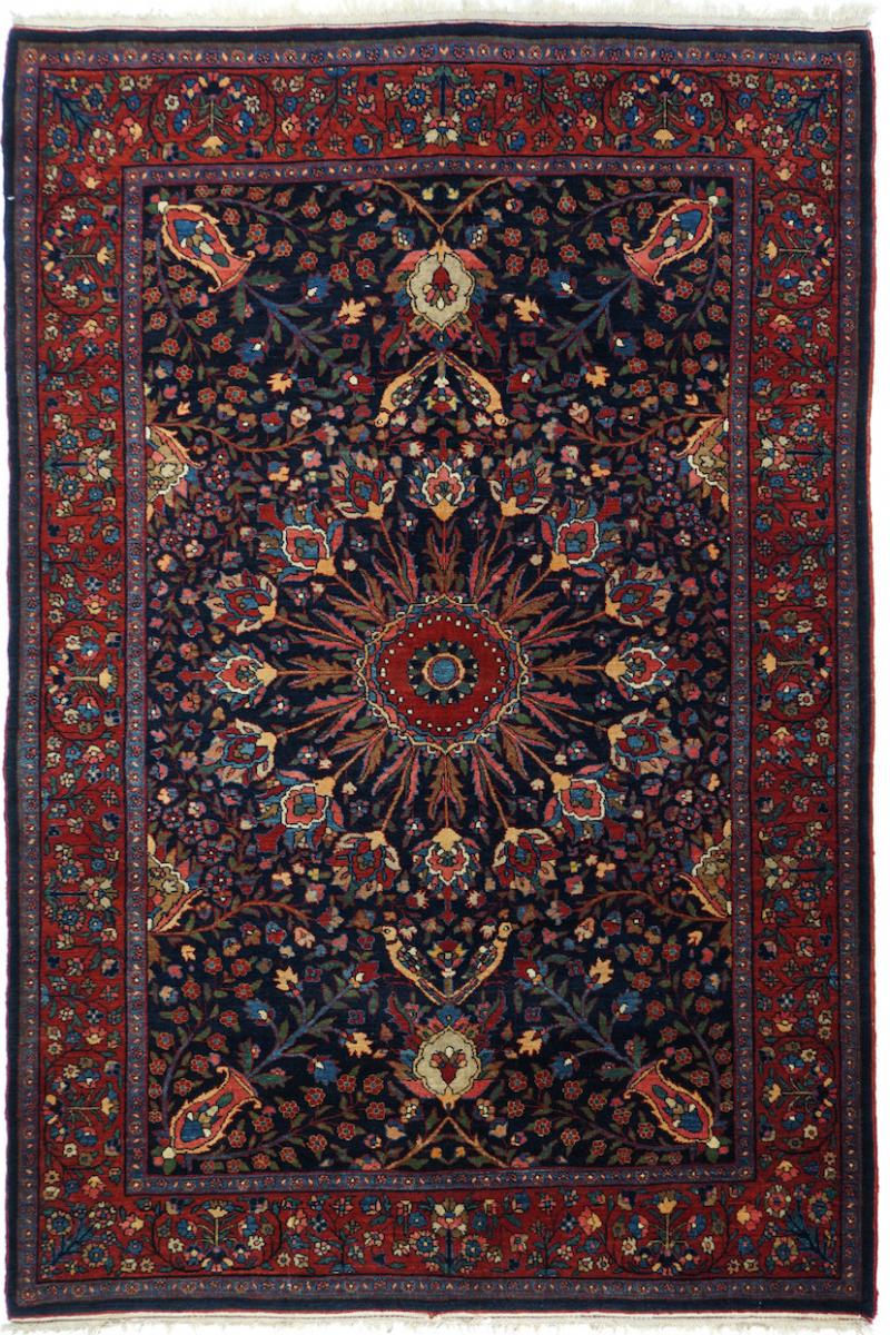 Antique Bidjar Rug 4 6 x 6 8 