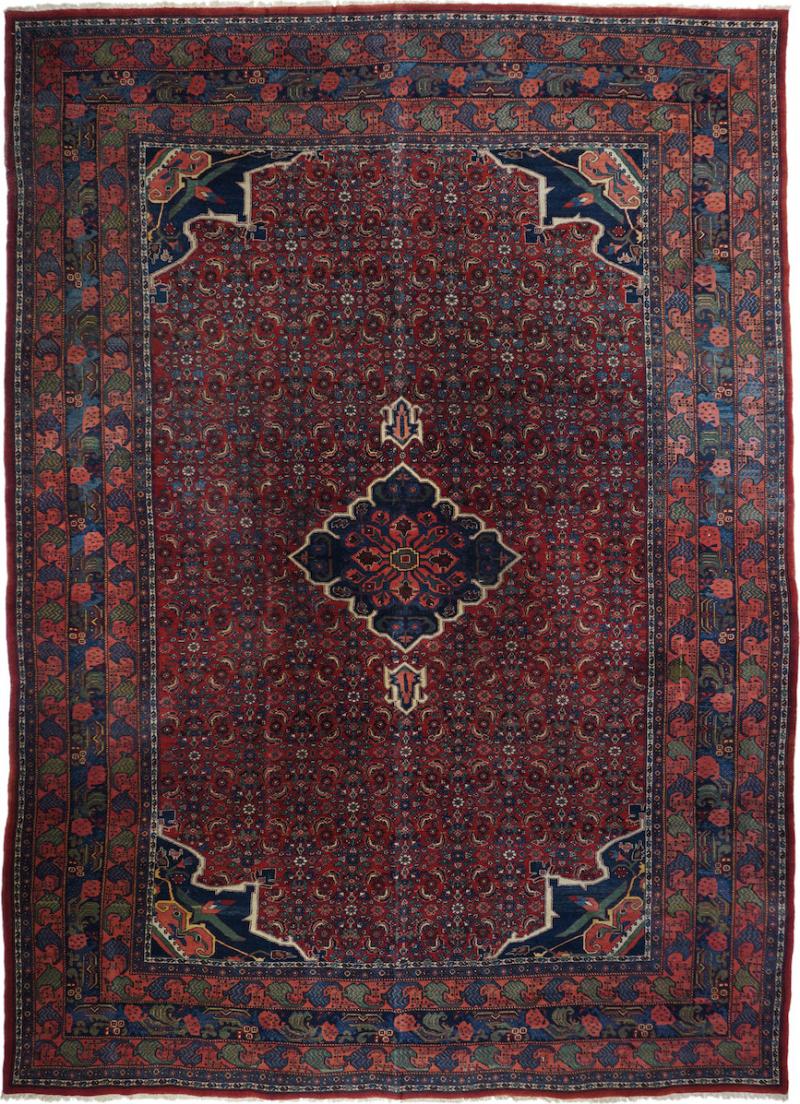 Antique Bidjar Rug 8 10 x 12 5 